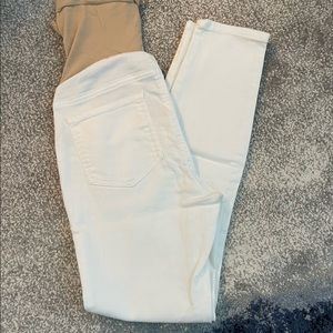 White Maternity Jeans. Size 26.
